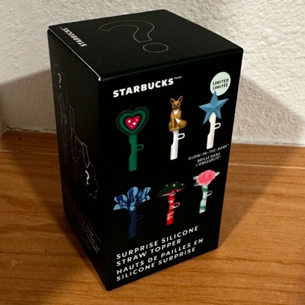 Starbucks Surprise Silicone Straw Topper NIB